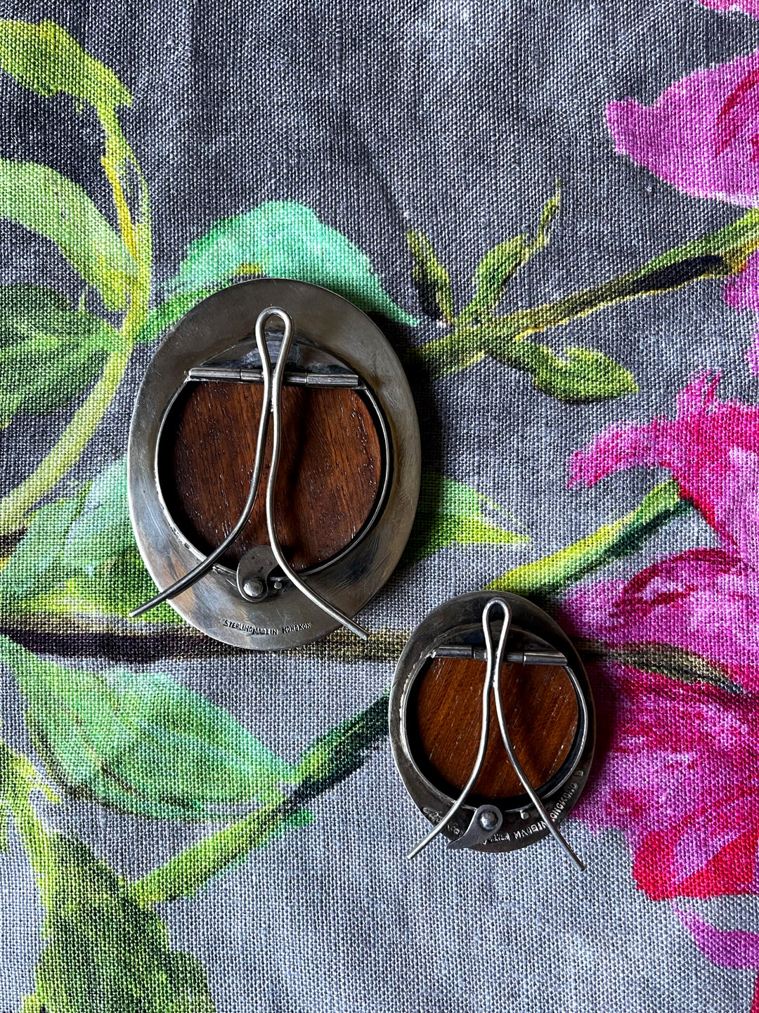 Pair of Wai Kee of Hong Kong Silver Photo Frames