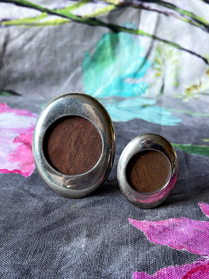 Pair of Wai Kee of Hong Kong Silver Photo Frames