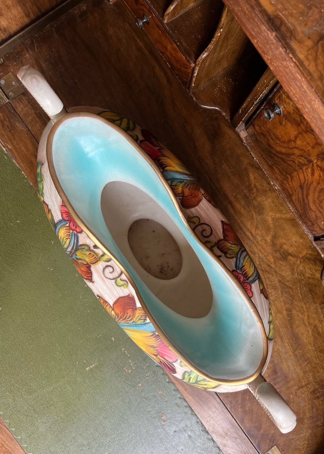 Hand-painted H. Bequet Centrepiece