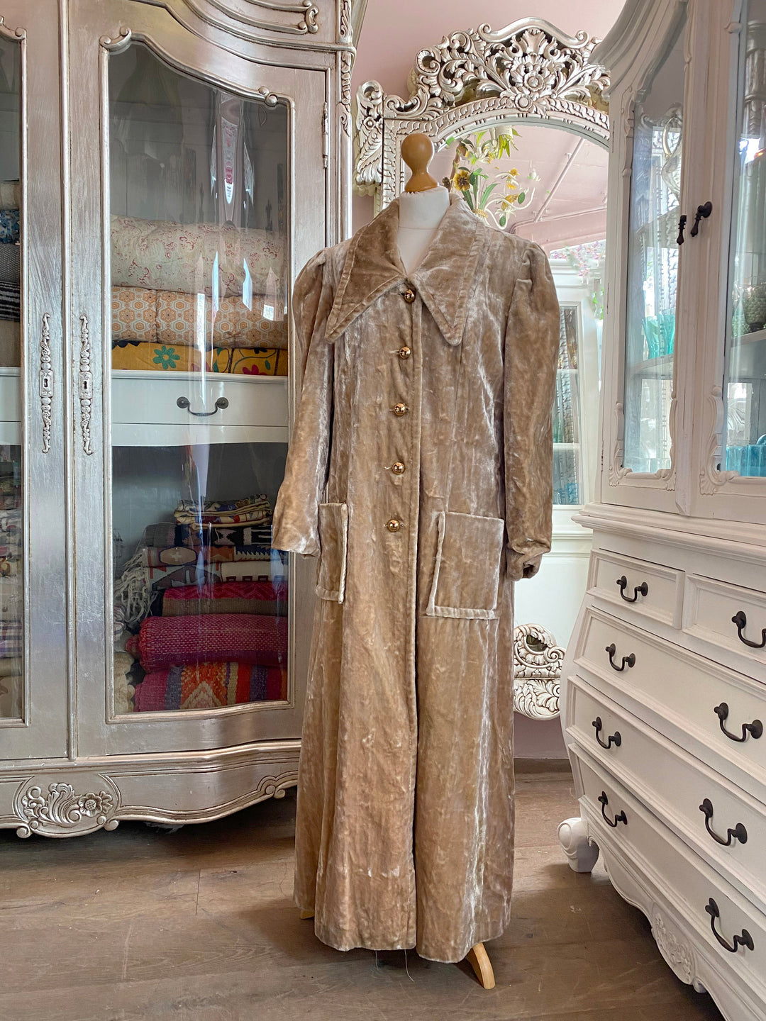 ILGWU Vintage Velvet Coat