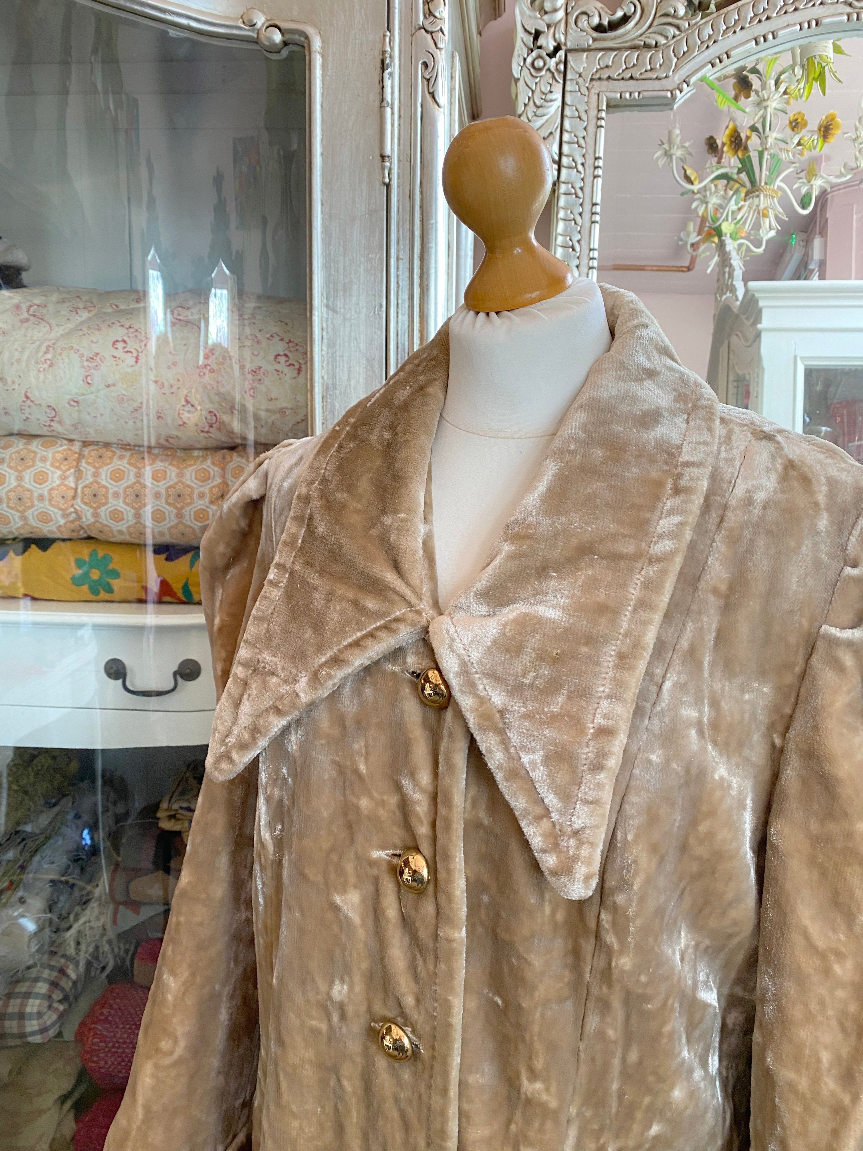 ILGWU Vintage Velvet Coat