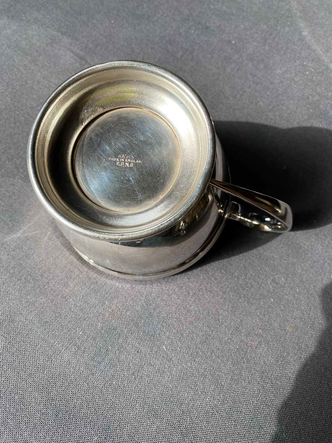 Vintage Silver Sugar Bowl &amp; Jug