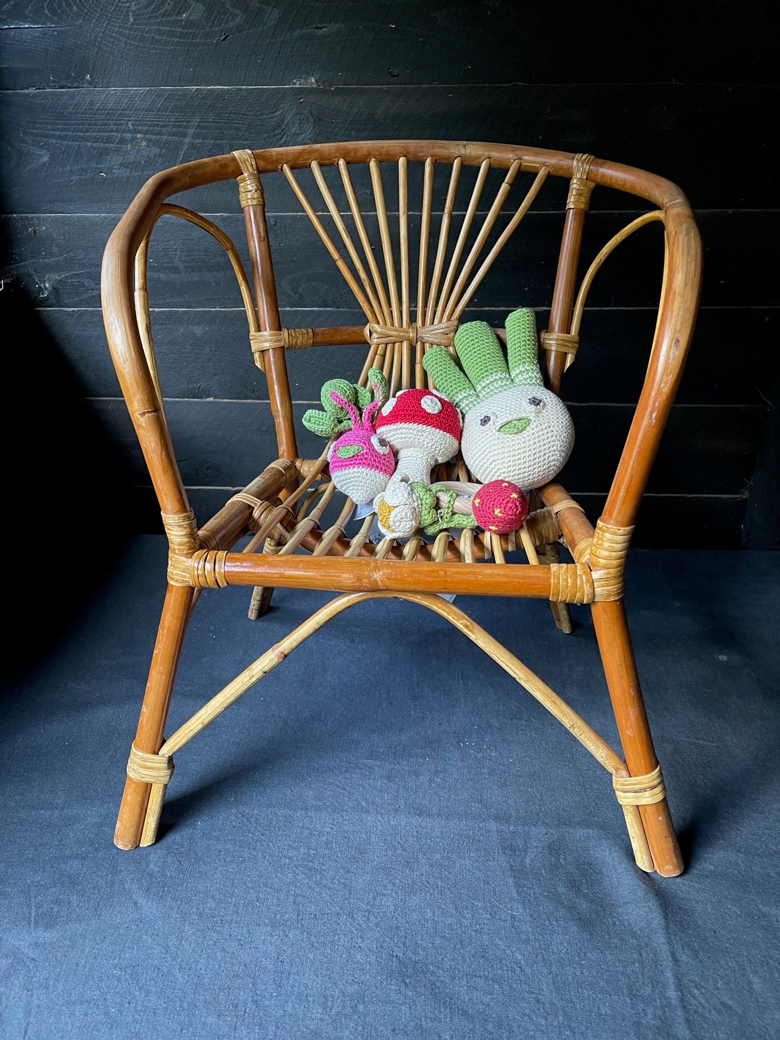 Children's Bamboo Rattan Chair