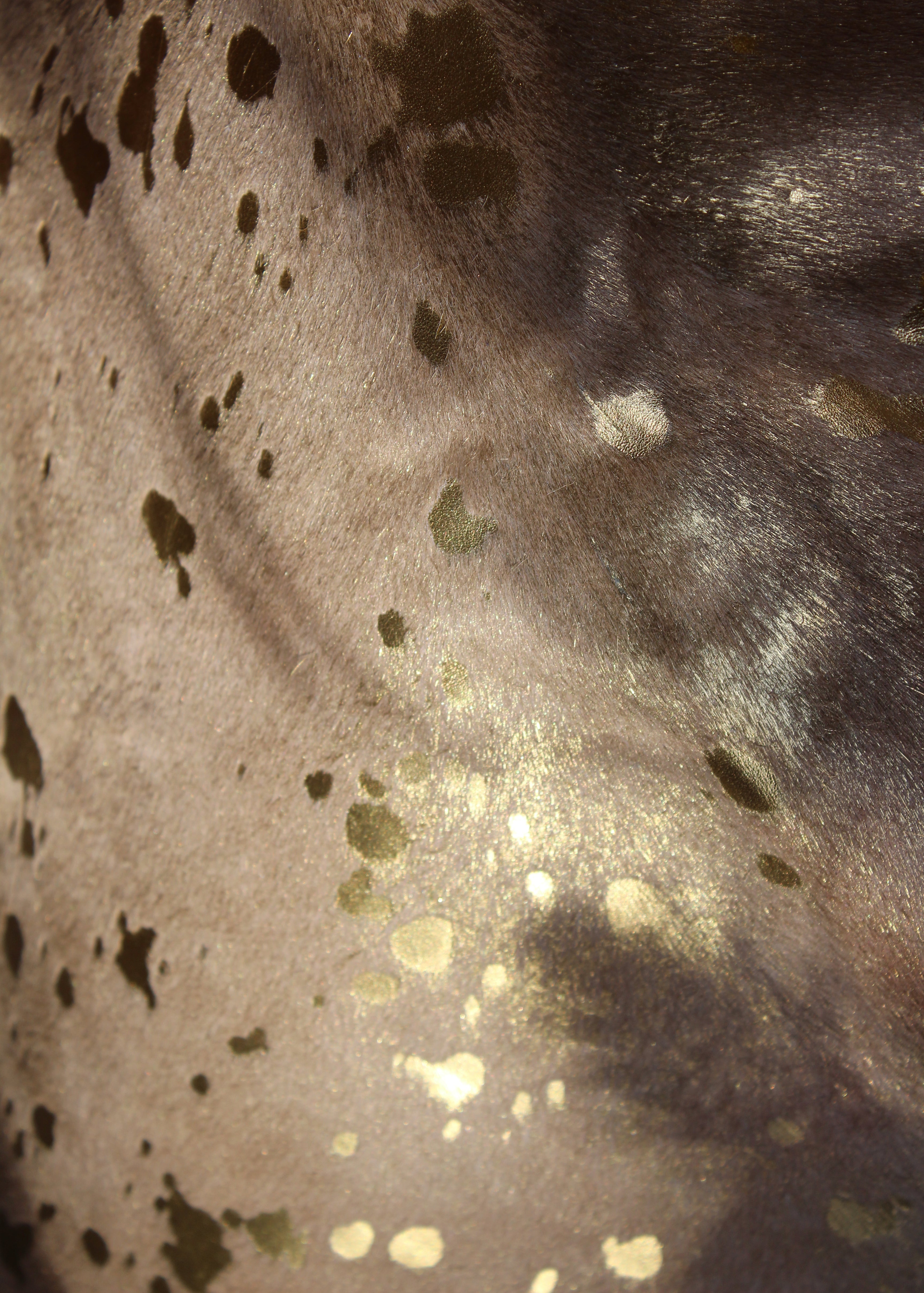 Gold Speckled Cowhide
