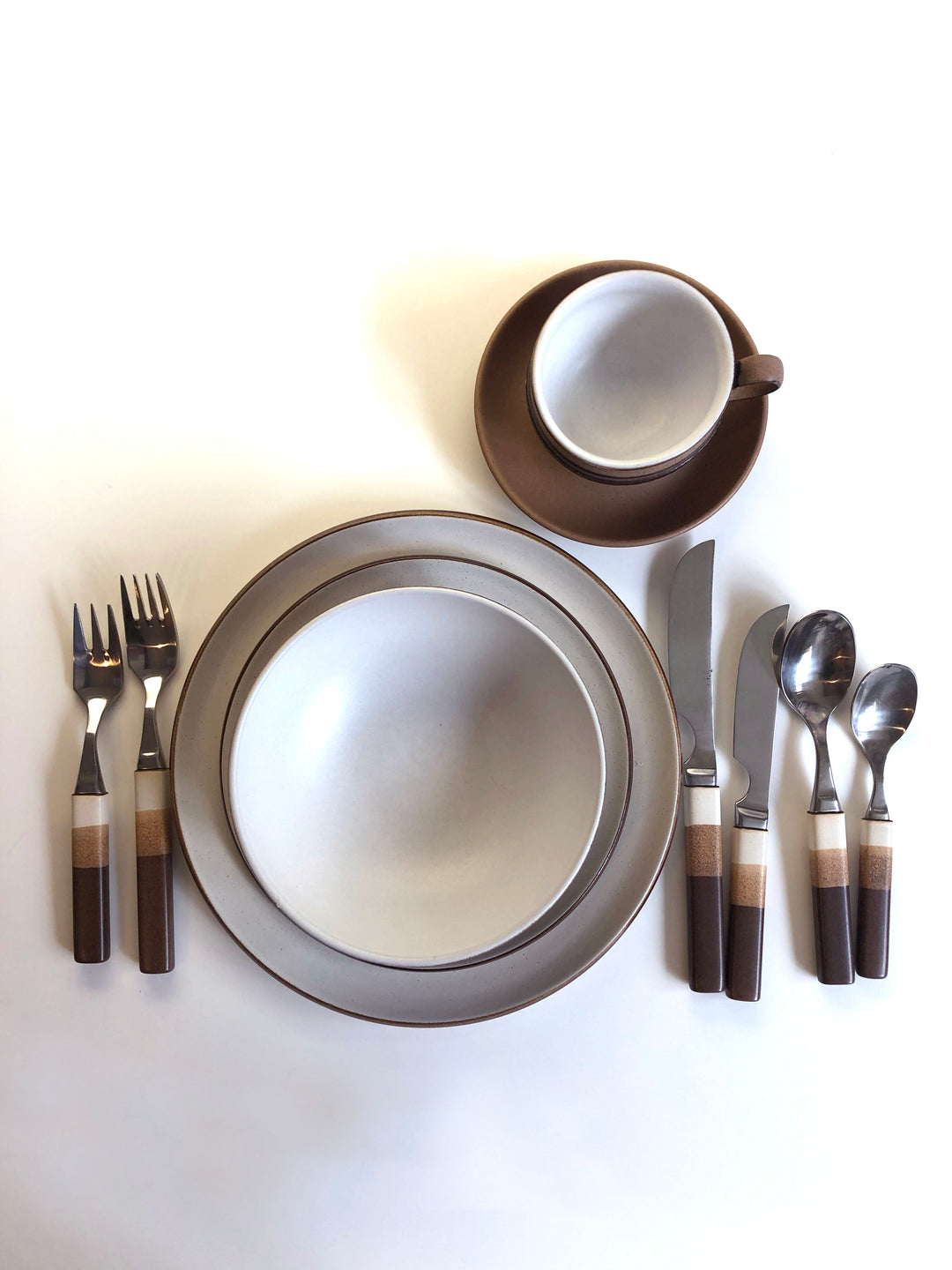 Vintage Denby Cotswold Stoneware Dinner Set (144 pcs)