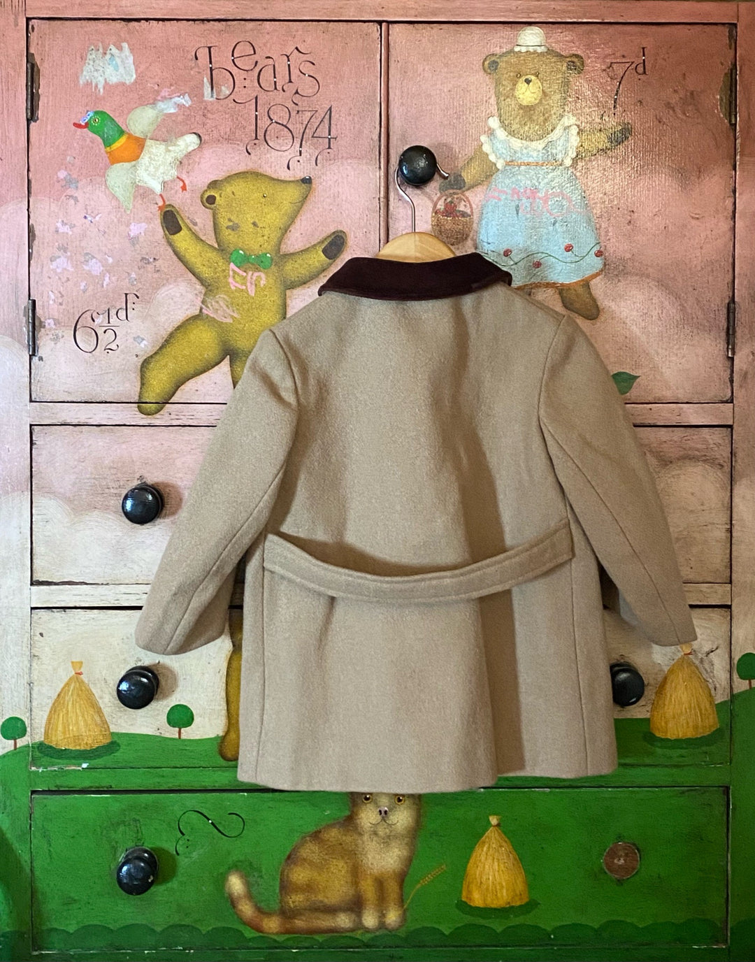 Kids Camel Felt Jacket