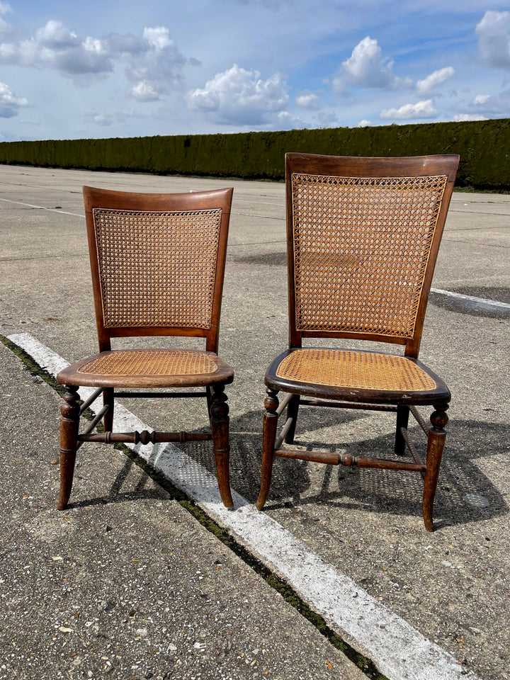 Victorian Cane Nursing Chairs