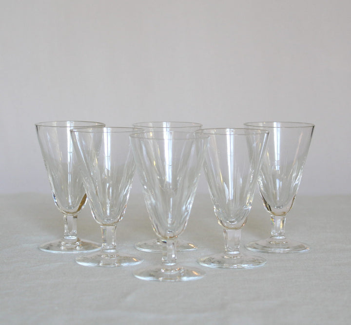 Rare French Cut Glass 36 Piece Set