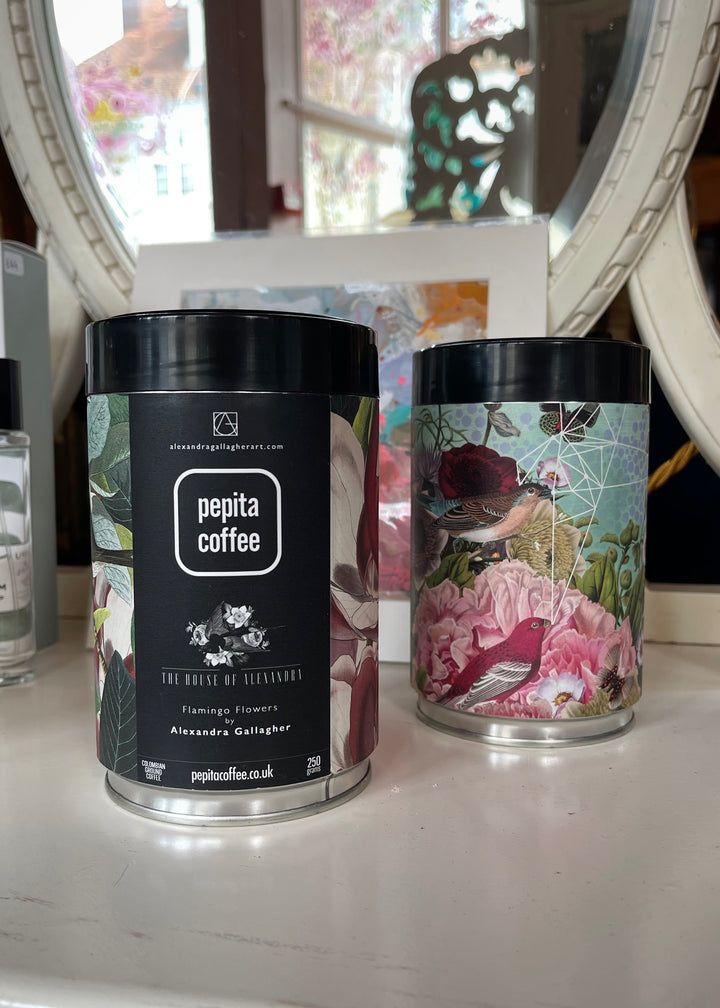 Luxury Coffee in Alexandra Gallagher Art Tin