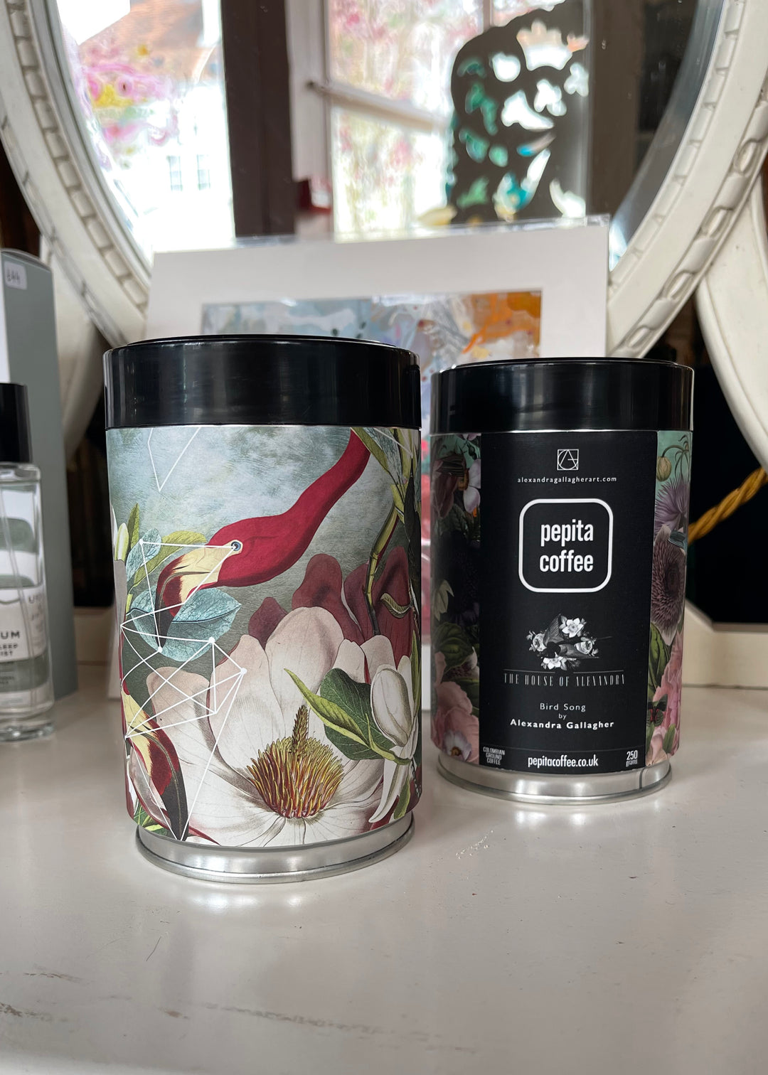 Luxury Coffee in Alexandra Gallagher Art Tin