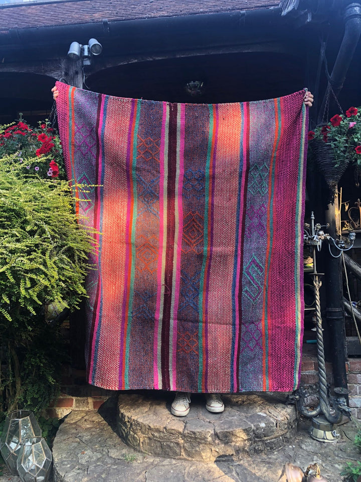 Purple Stripe Frazada