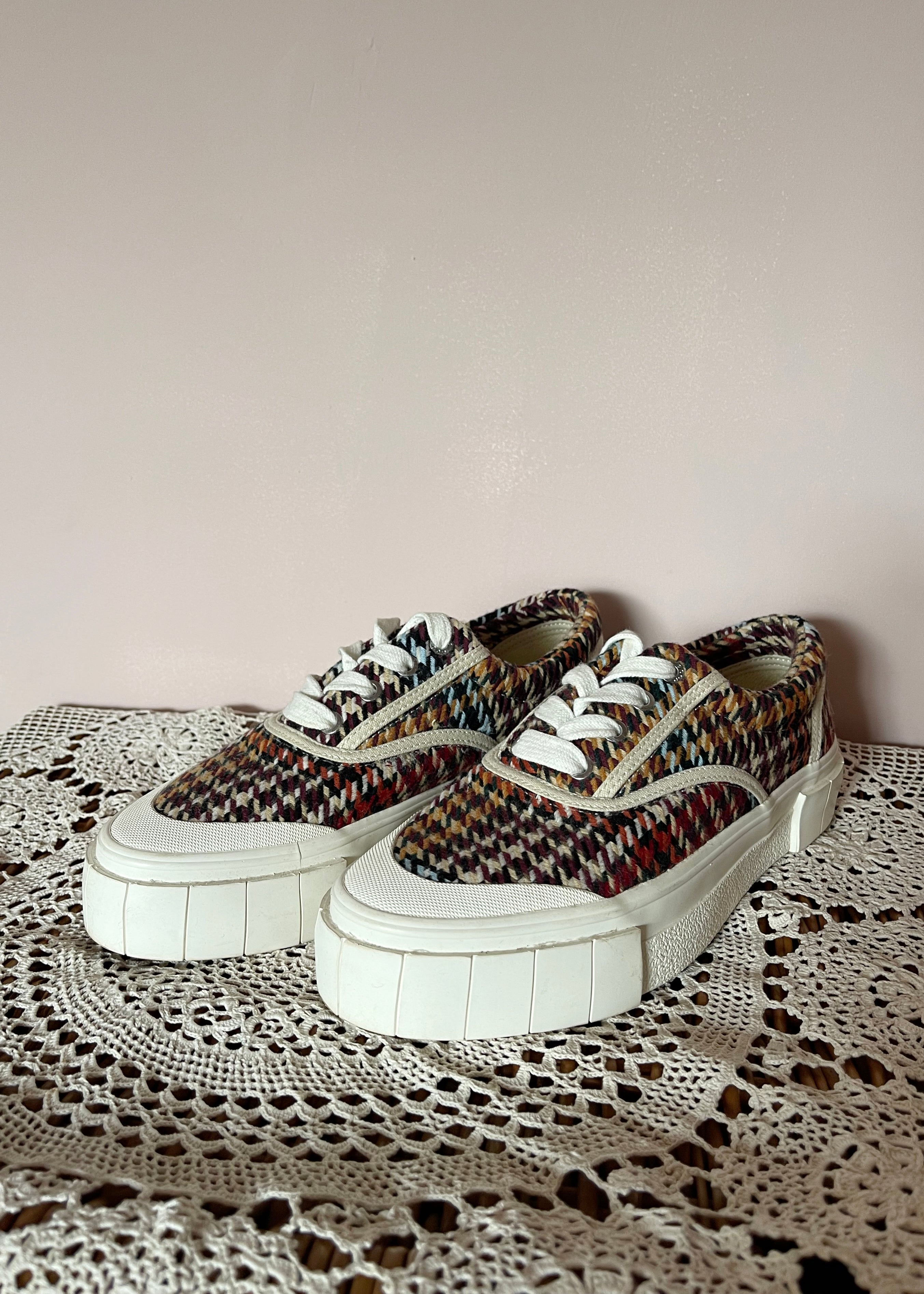 Good News Multi Colour Brown Trainers