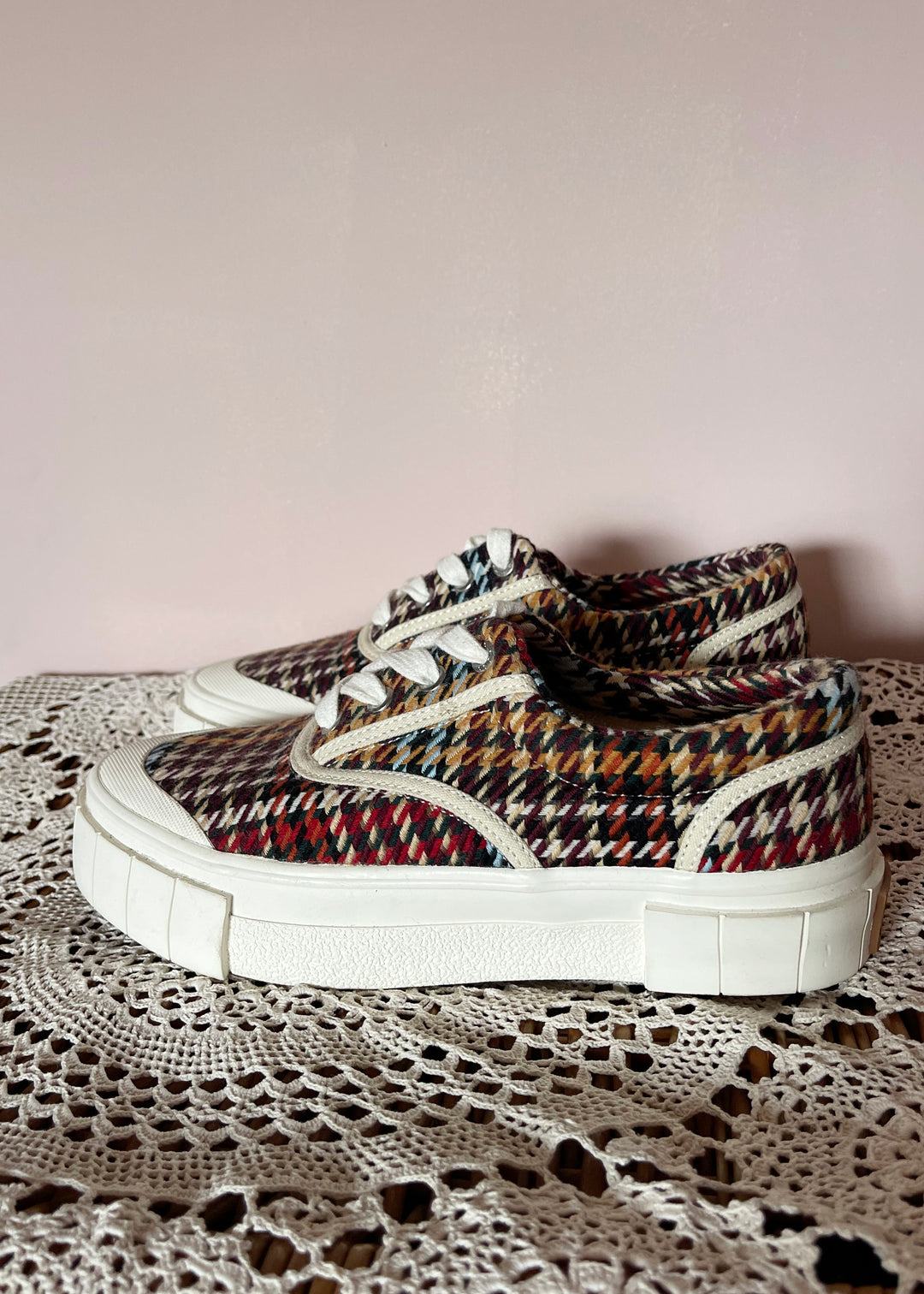 Good News Multi Colour Brown Trainers