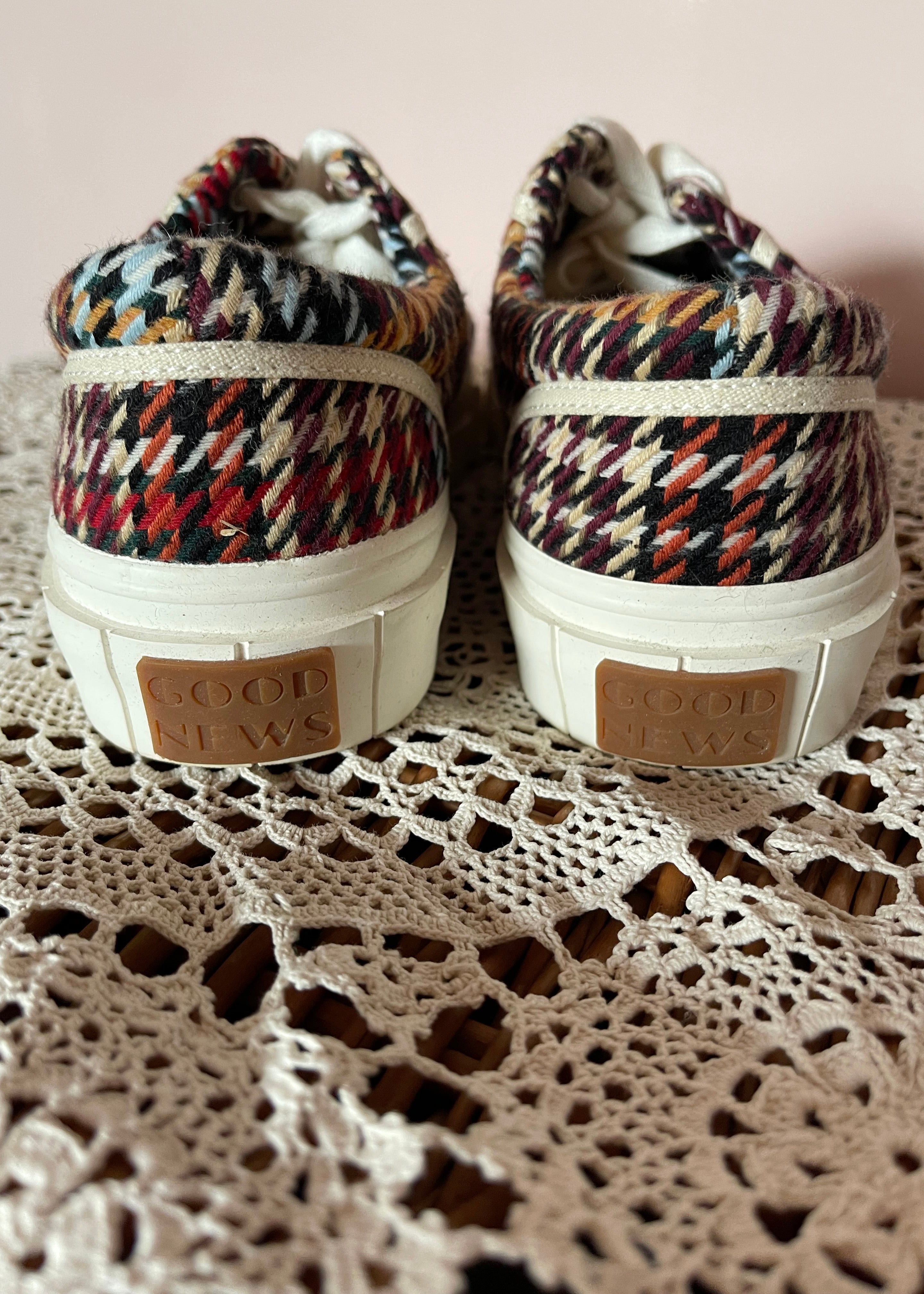 Good News Multi Colour Brown Trainers