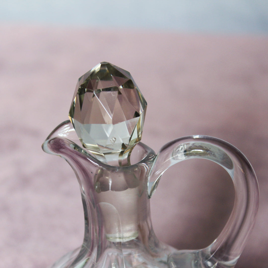 Pair Of Dainty Crystal Jugs