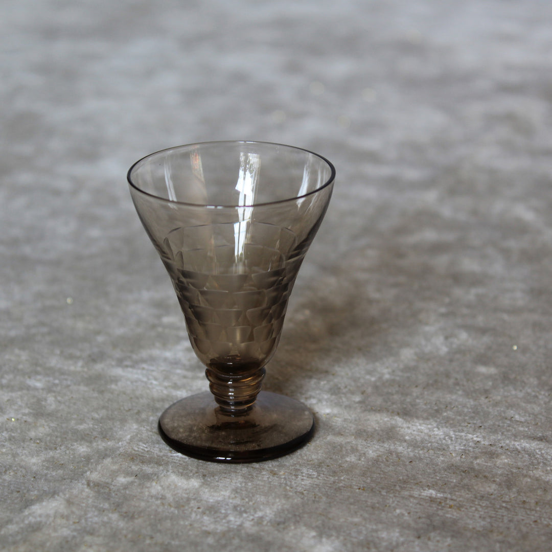 Smoked Orrefors Cocktail Glasses