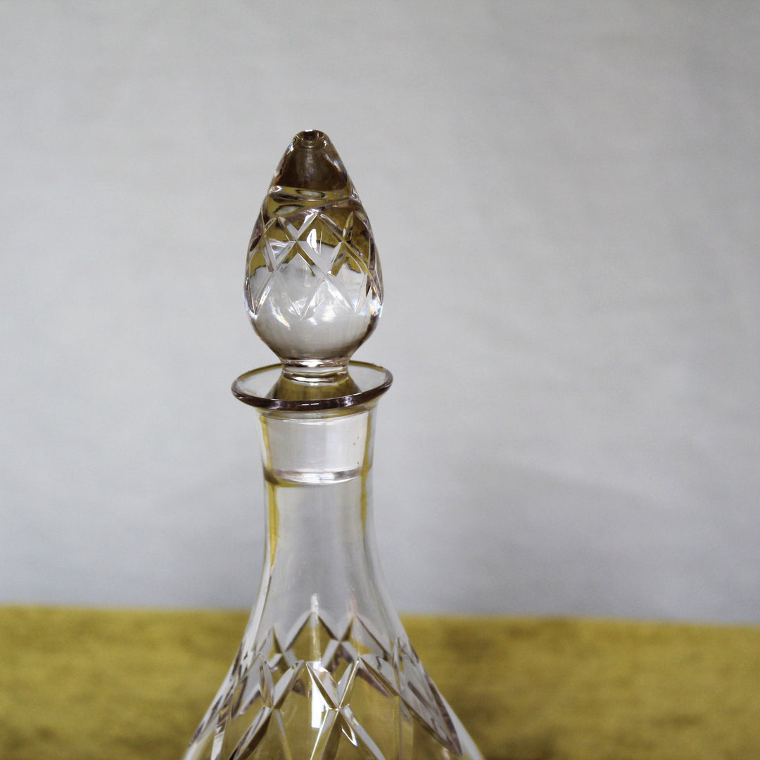 Vintage Crystal Club Decanter