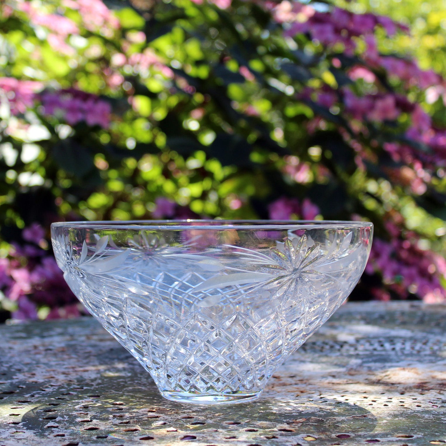 bohemian crystal bowl