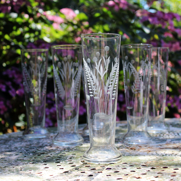 Vintage Etched Highballs