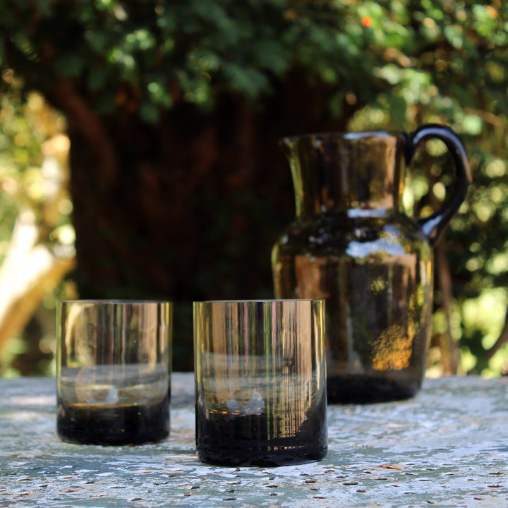 Smoked Glass Tankard
