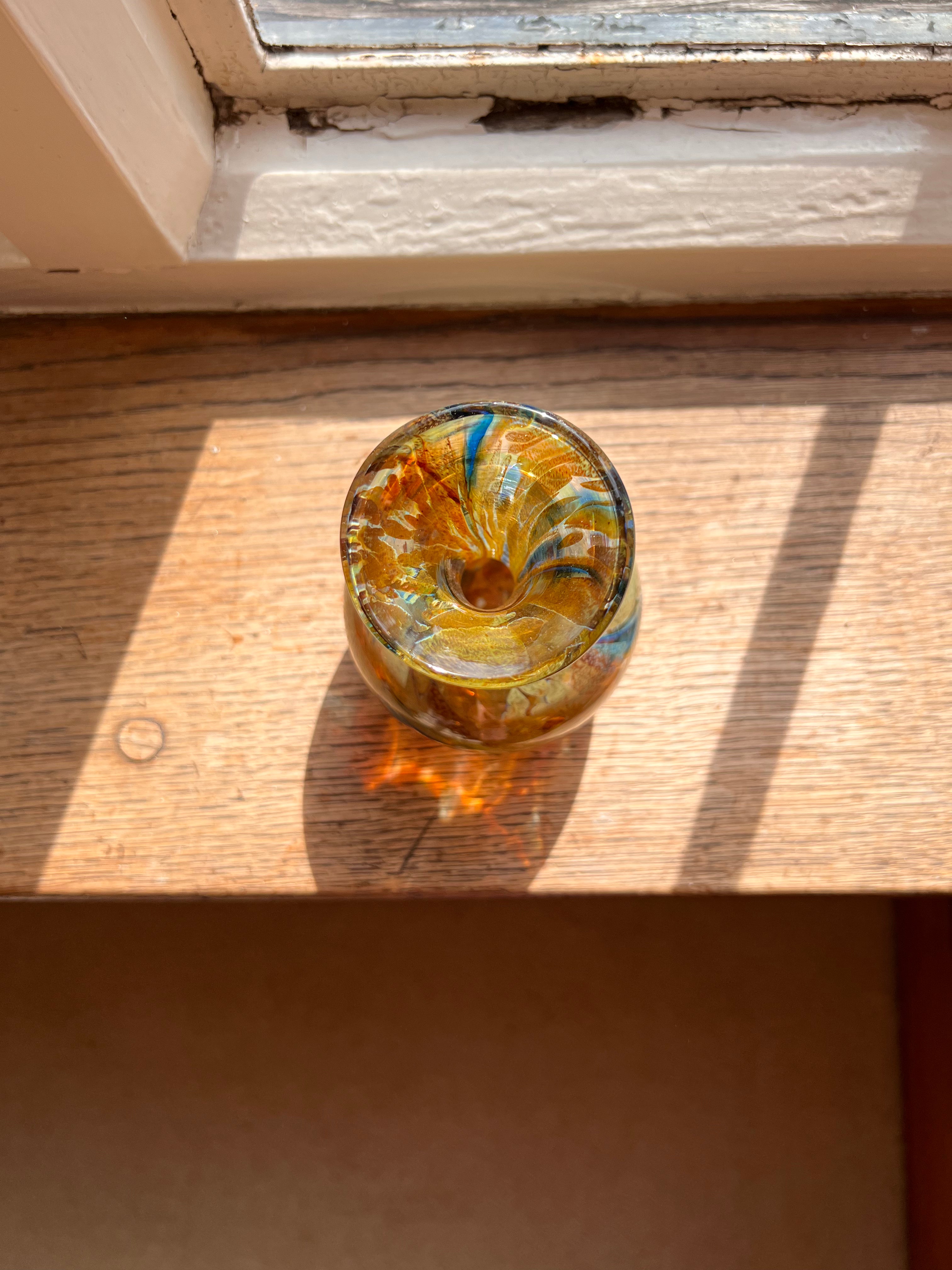 Early Mdina Glass Vase Sea & Sand Series