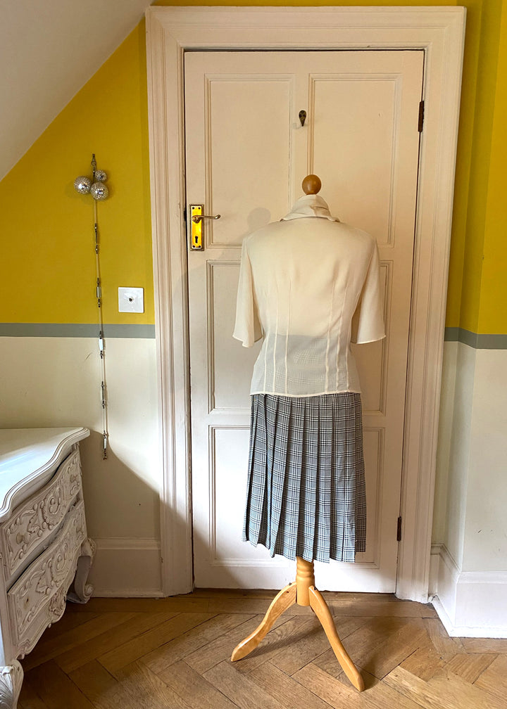 Jaeger Cream Fitted Blouse