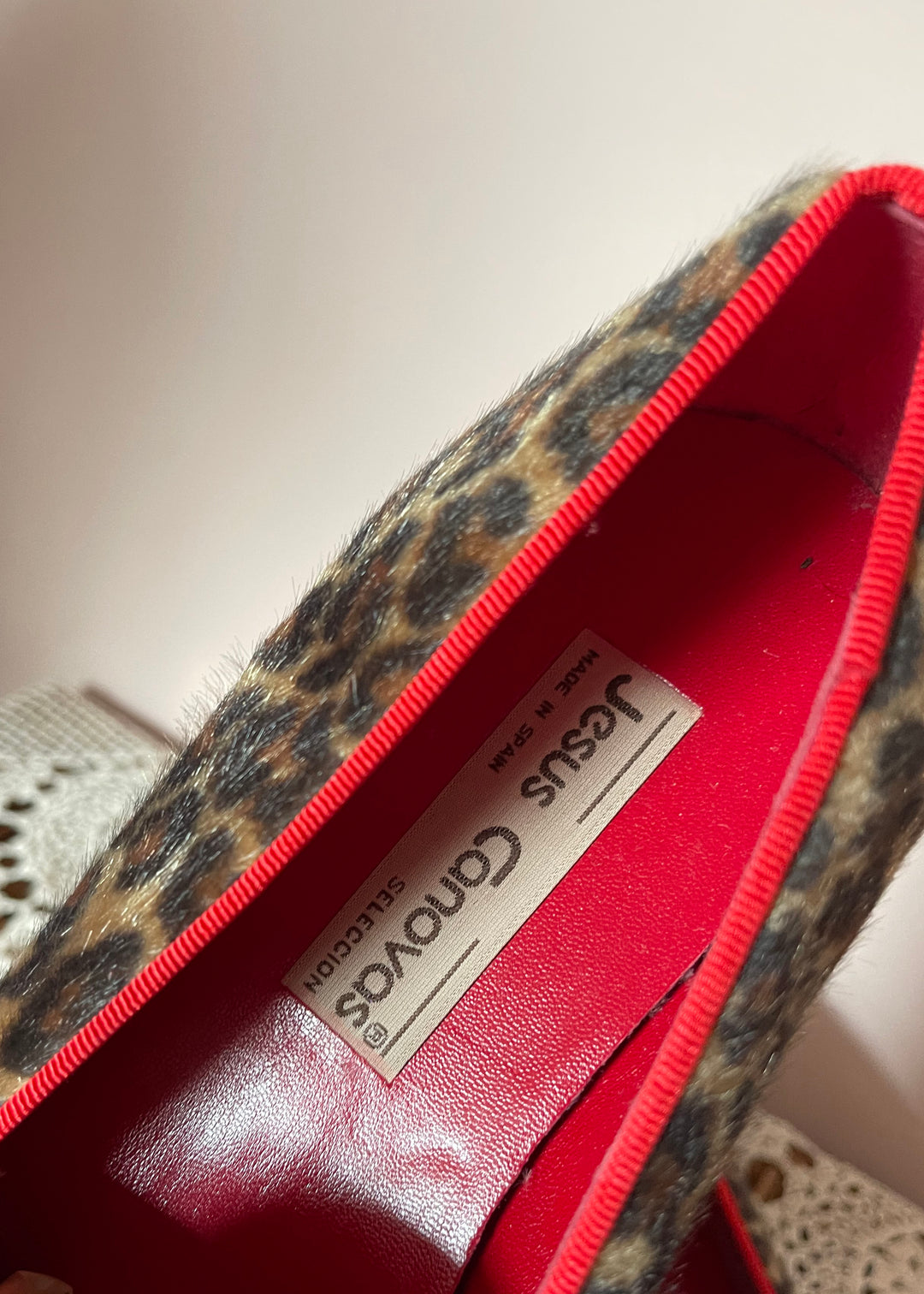Jesus Cánovas Leopard Slipper