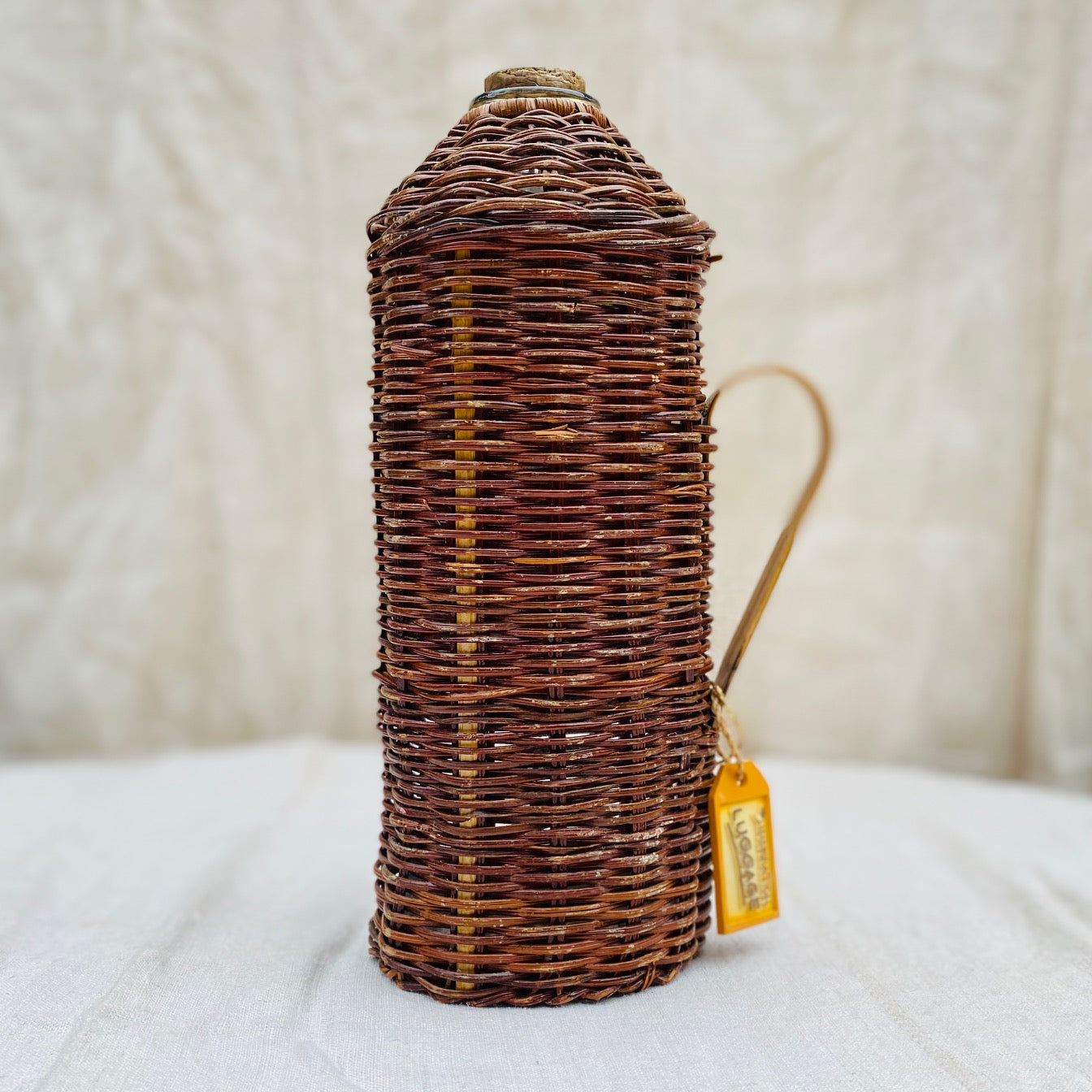 Vintage Rattan Flask
