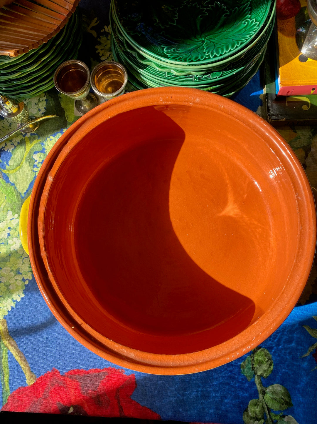 Greek Yellow Terracotta Cooking Pot