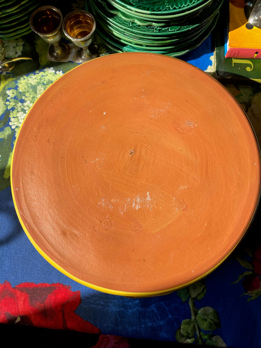 Greek Yellow Terracotta Cooking Pot