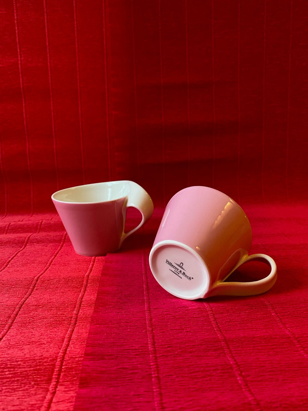 Villeroy &amp; Boch New Wave Pair of Pink Mugs