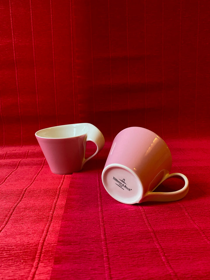 Villeroy &amp; Boch New Wave Pair of Pink Mugs