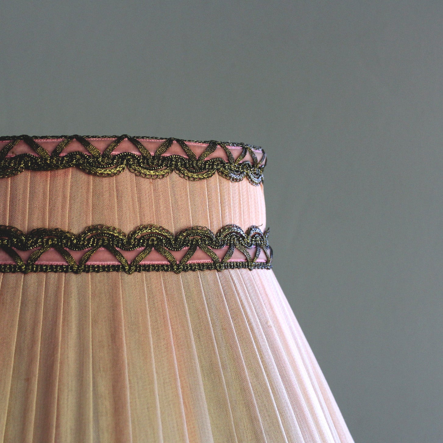 Bell Lampshade in Dusky Pink