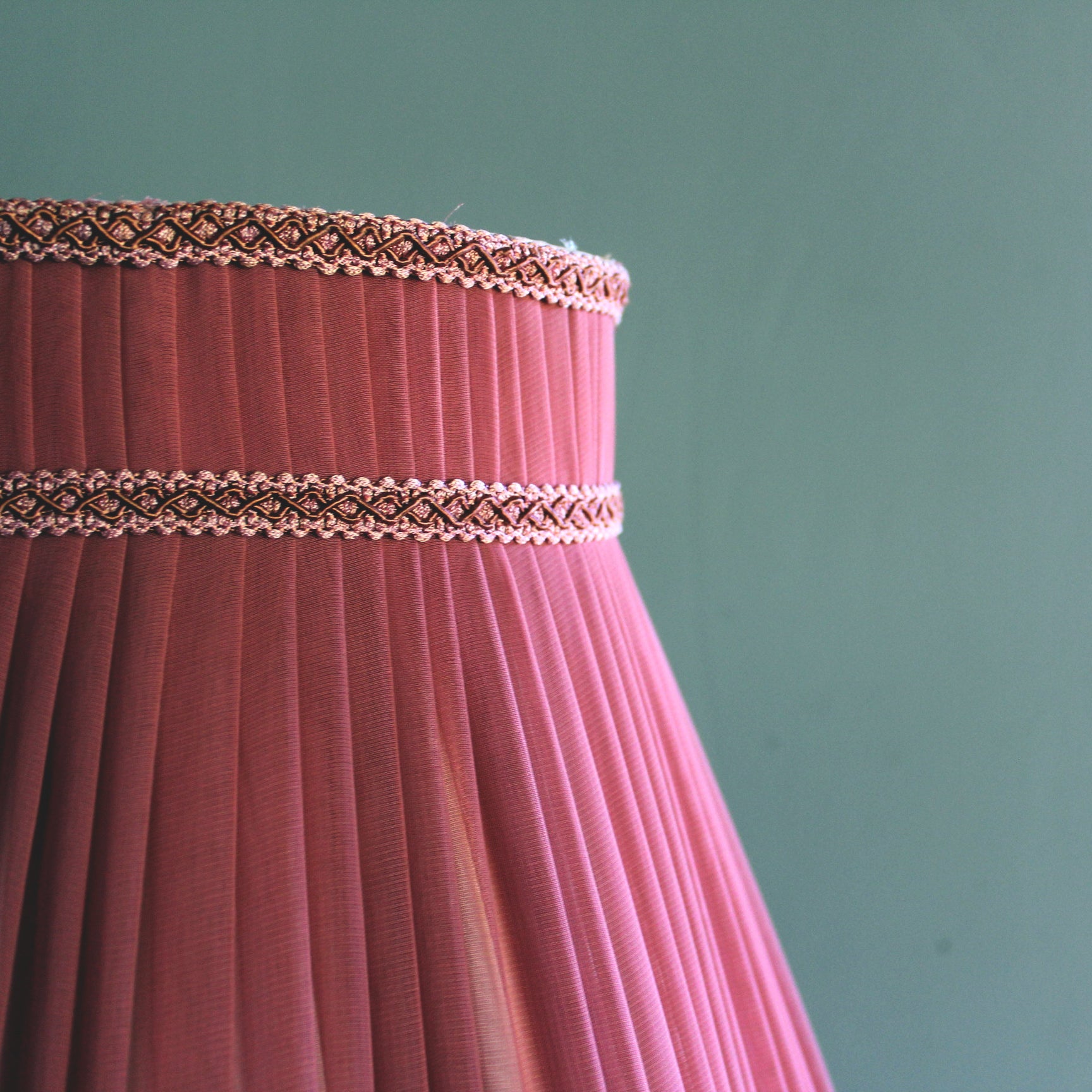 Bell Vintage Lampshade in Blush Pink