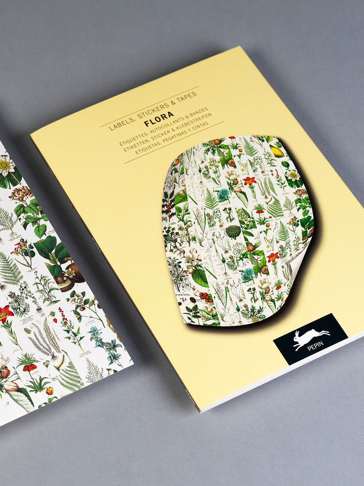 Flora Label, Sticker &amp; Tape Book