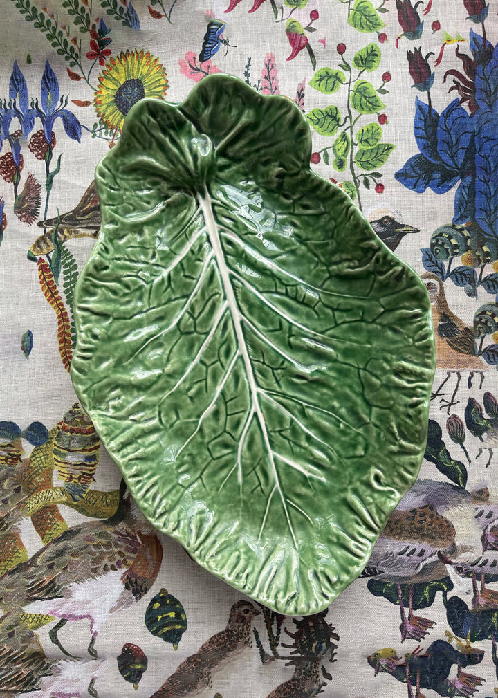 Large Bordallo Pinheiro Cabbage Serving Plate