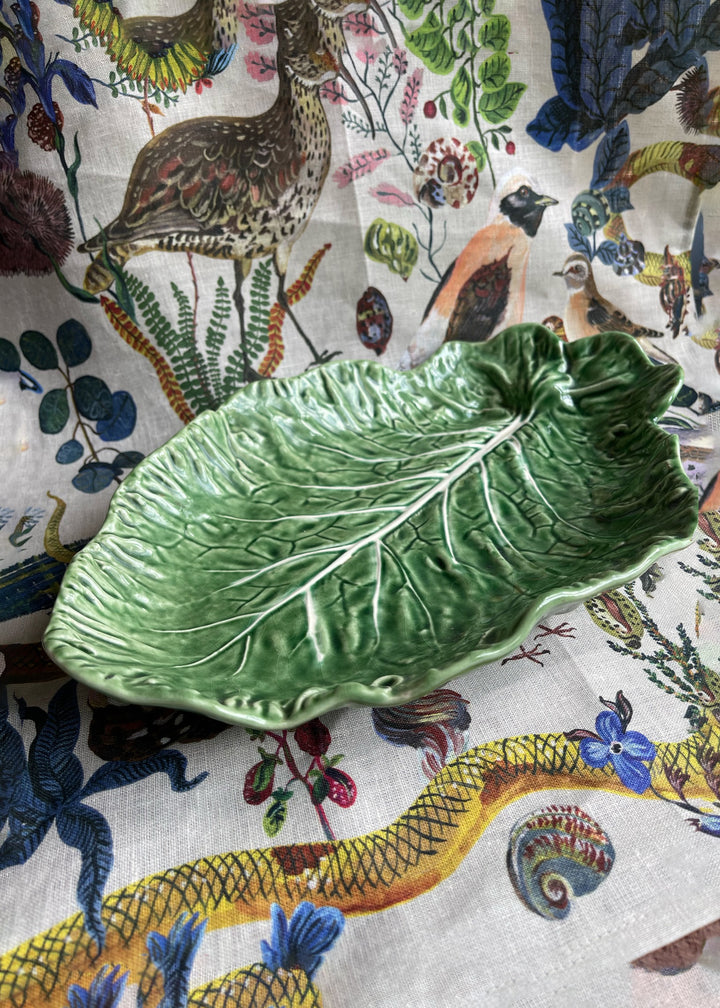 Large Bordallo Pinheiro Cabbage Serving Plate