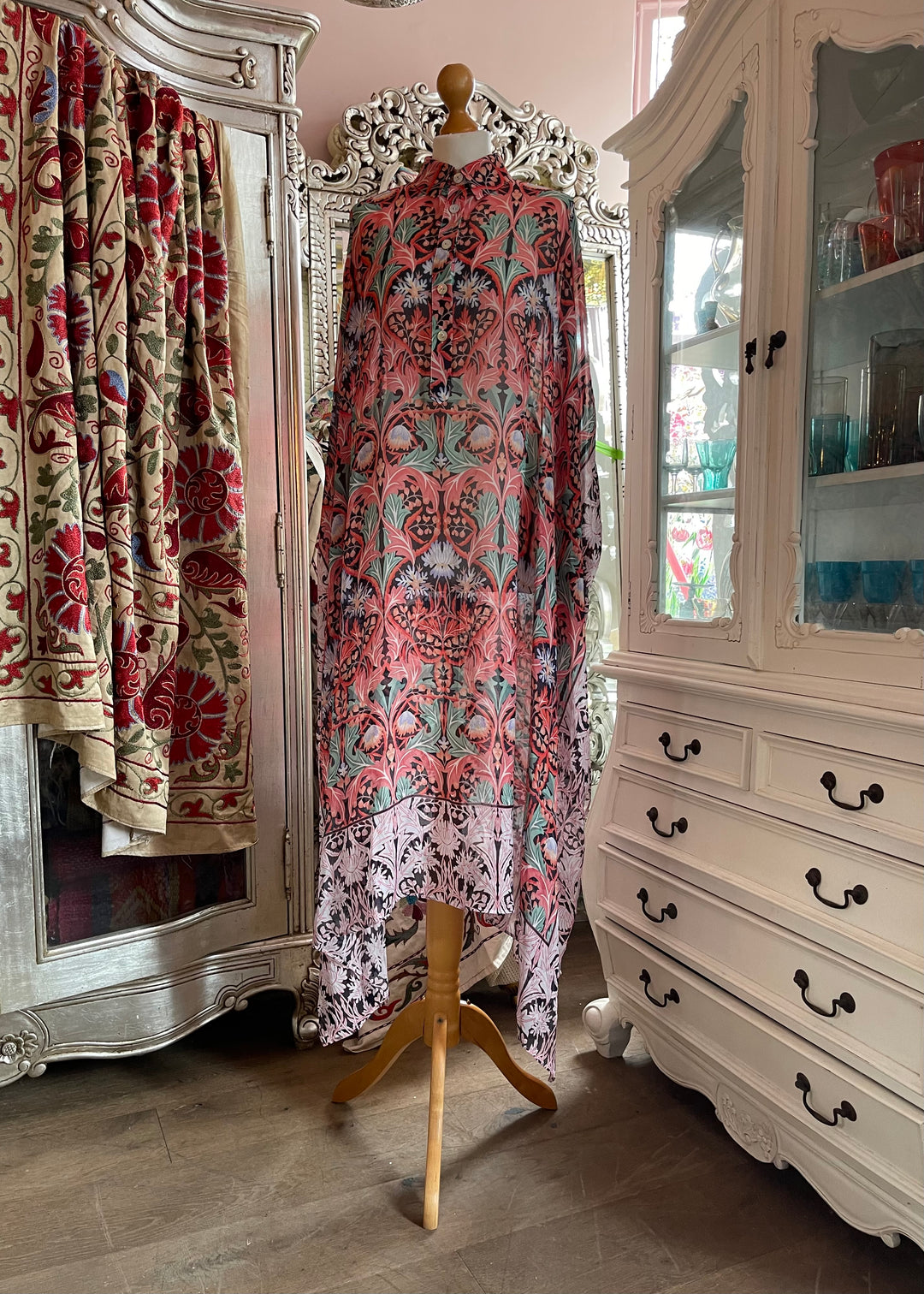 Liberty May Silk Chiffon Kaftan