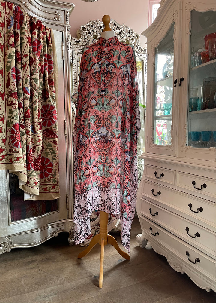 Liberty May Silk Chiffon Kaftan