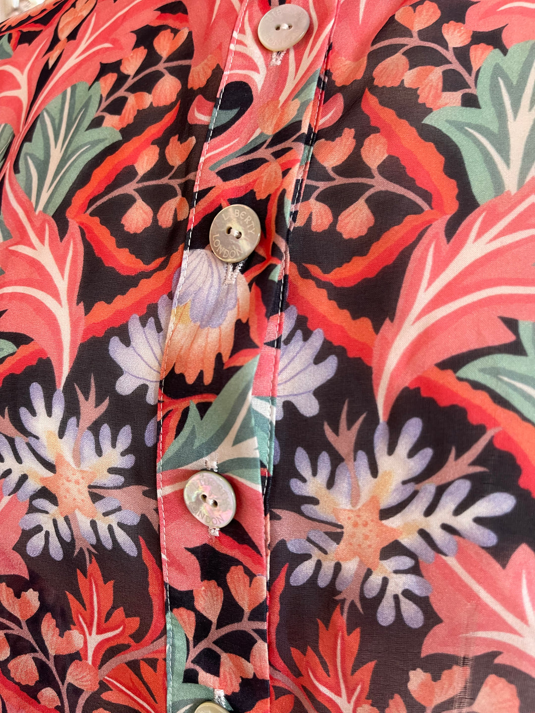 Liberty May Silk Chiffon Kaftan