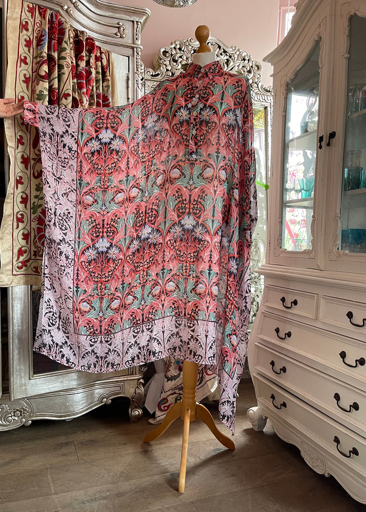 Liberty May Silk Chiffon Kaftan