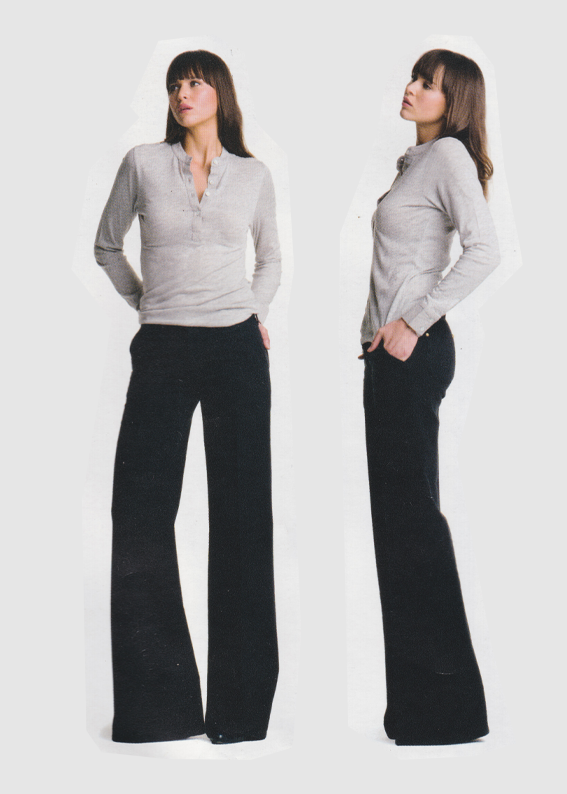 Loon Mid-Rise, Wide Leg Jeans