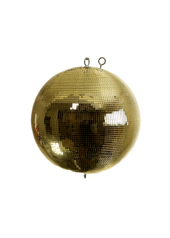 Professional Quality Gold Glitter Ball