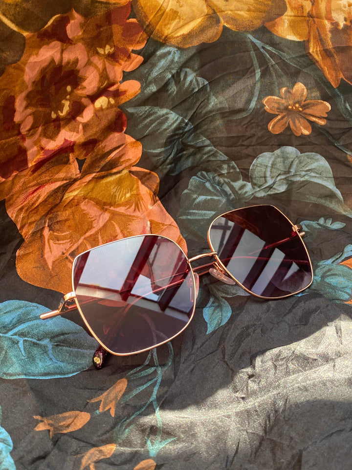 Maje Oversized 70s Sunglasses