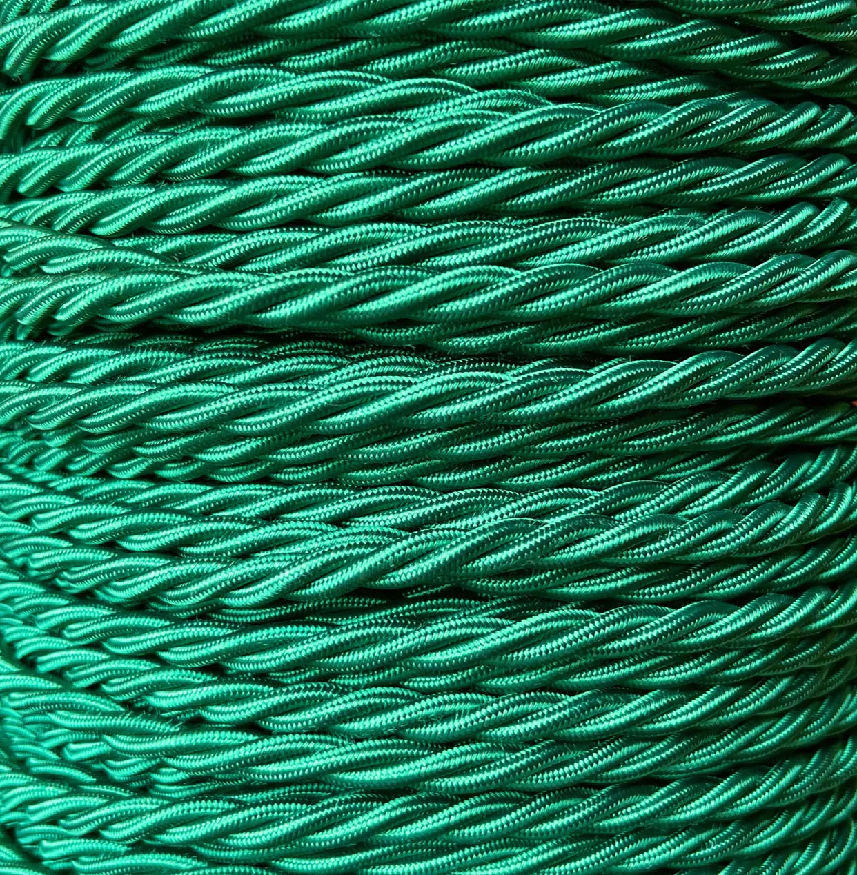 Malachite + White - Lola's Leads Fabric Extension Cable