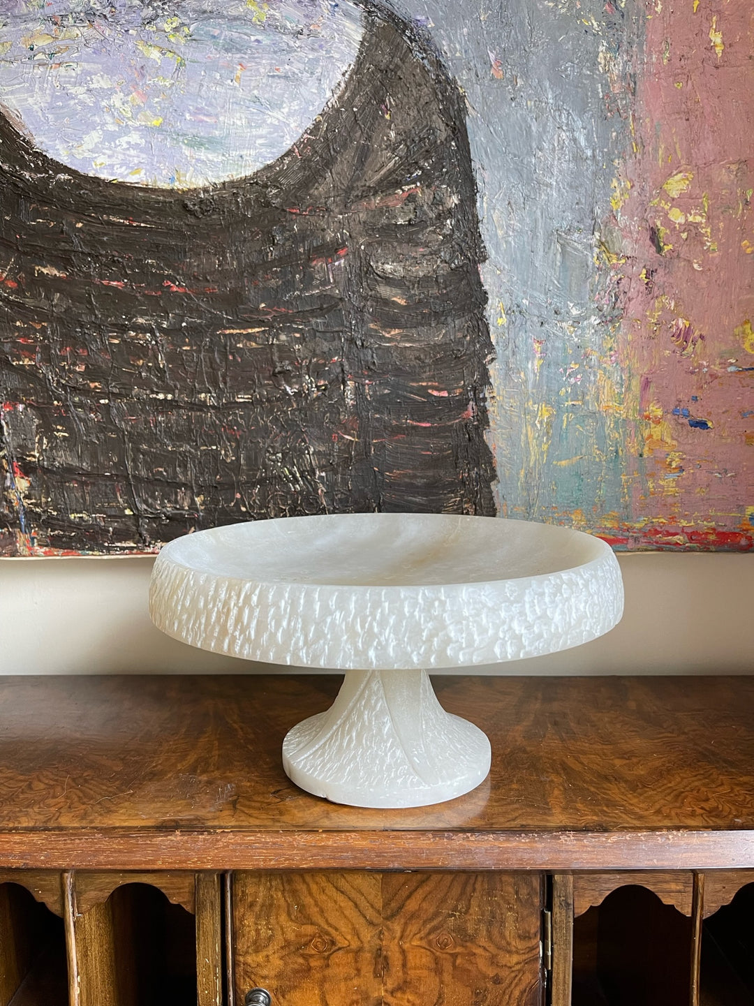 Alabaster Cake Stand