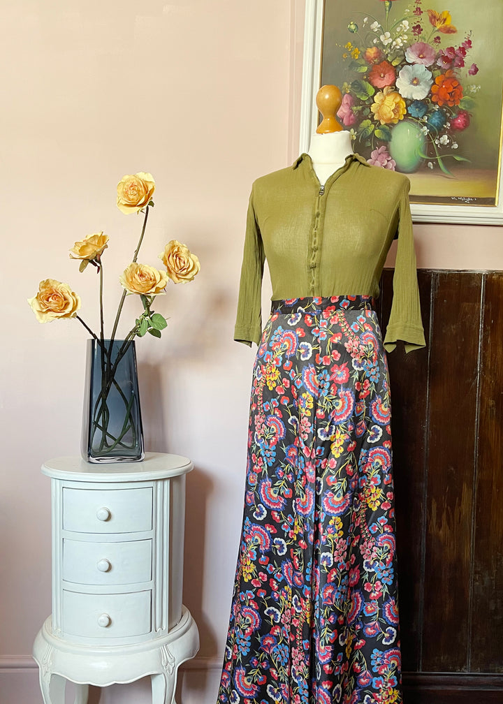 Michiko Koshino JEANS Sheer Green Shirt