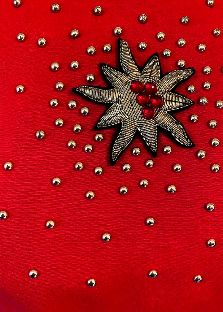 Mondi Red Embellished Dress