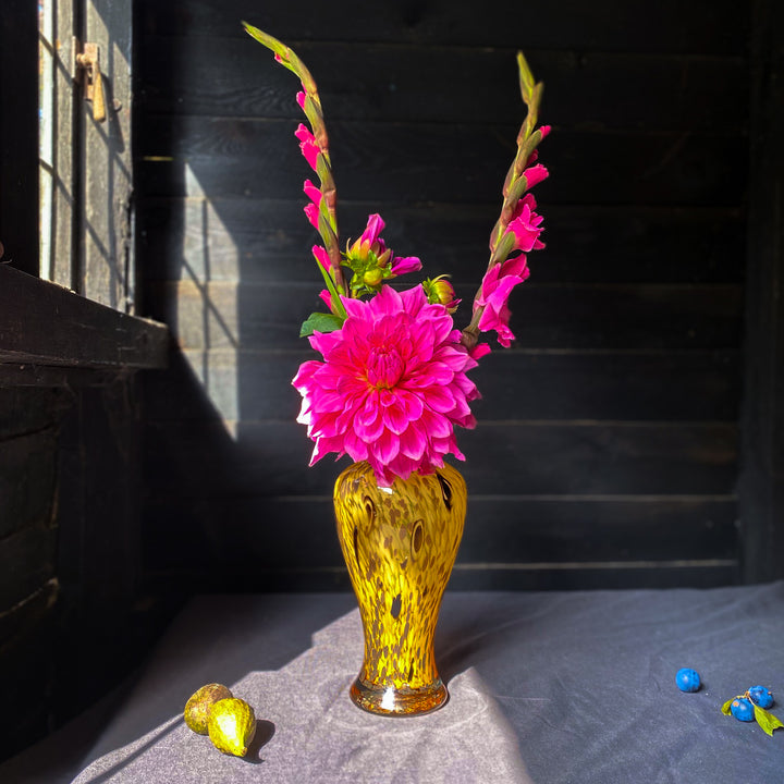 Murano Leopard Bouquet Vase