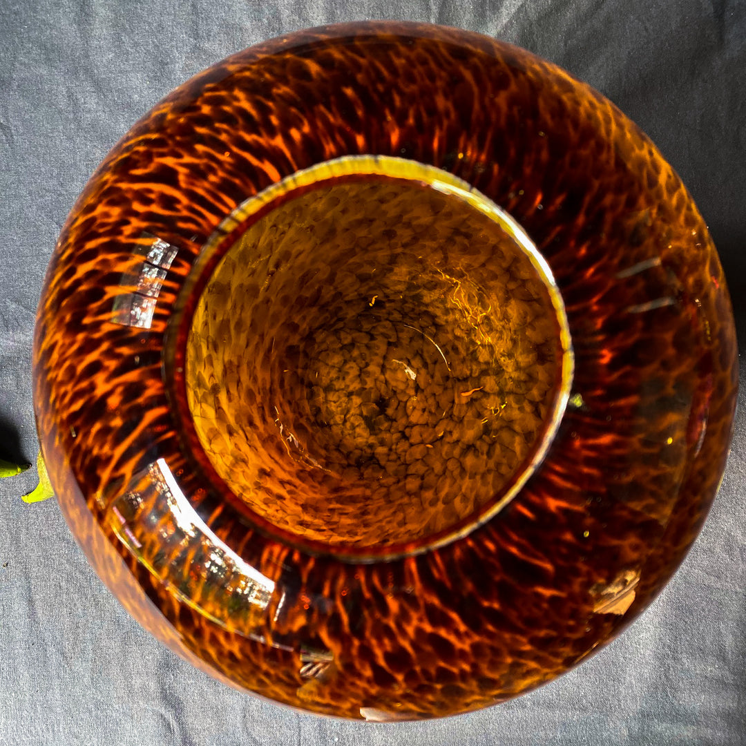 Large Murano Leopard Vase